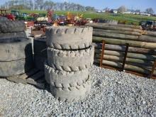 (4) Solid Tires w/ Rims  (QEA 6229)