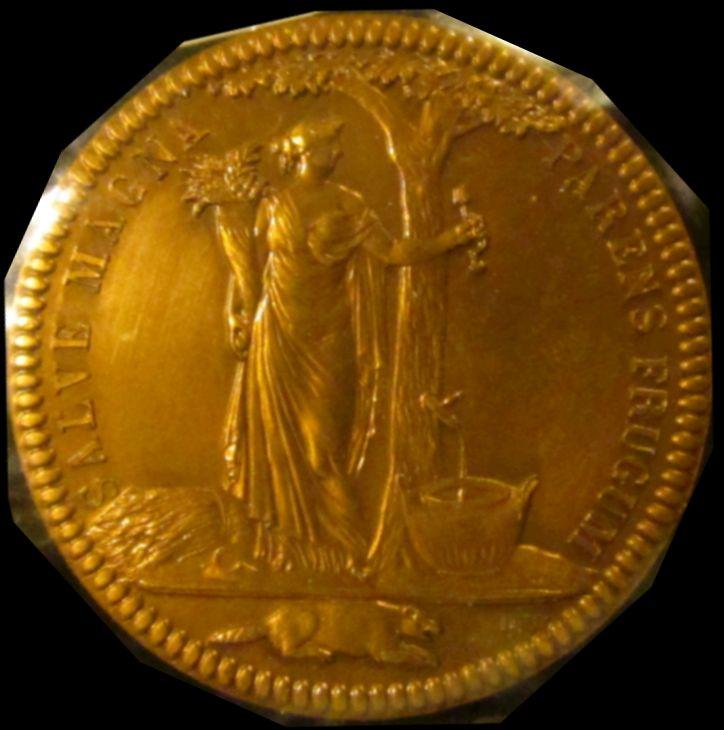 1697 . Castorland French Silver Restrike (Argen)Medal- Franco Ameri