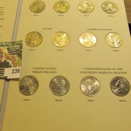Archival Quality Littleton Coin Folder for "The District of Columbia & U.S. Territories Quarter Prog