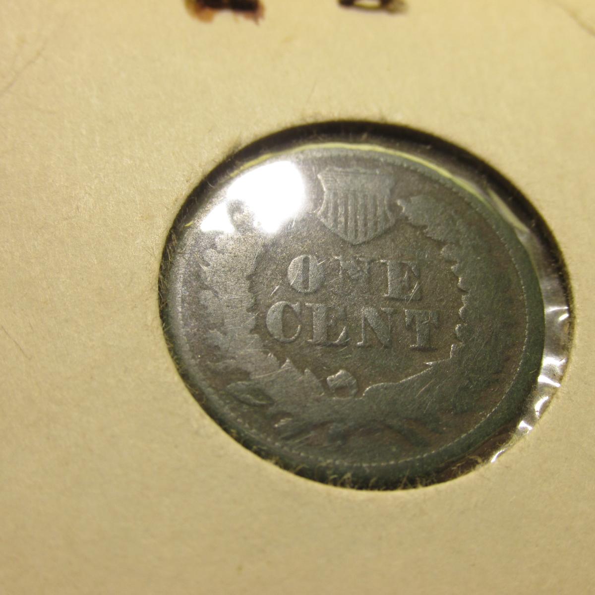1877 Indian Head Cent. Good. Super key date.