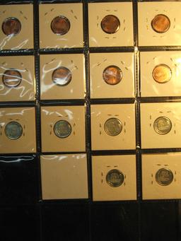 (6) 1943 Steel Cents (6) BU Lincoln Cents With Minor Errors.