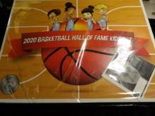 2020 Basketball Hall of Fame Kids Set as issued by the U.S. Mint. Includes the 2020 S Basketball Com
