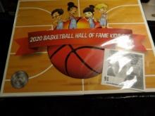 2020 Basketball Hall of Fame Kids Set as issued by the U.S. Mint. Includes the 2020 S Basketball Com