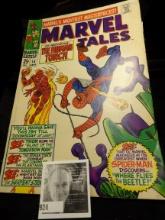 Marvel Tales No. 16 Comic Book with Spiderman & the Human Torch. 1968 Issue.