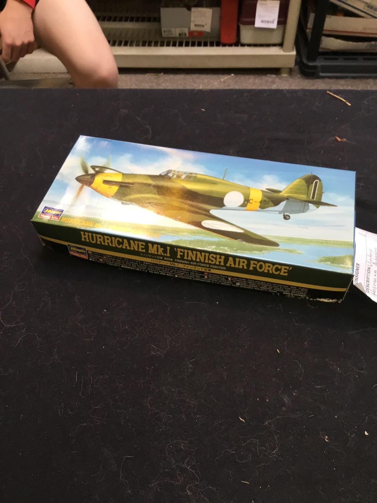 vintage airplane model kit complete