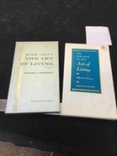 two piece hardback books with holder