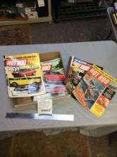 Group of miscellaneous car, magazine, hot rod