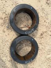 (2) 18X7X12 1/2 SOLID FORLKIFT TIRES