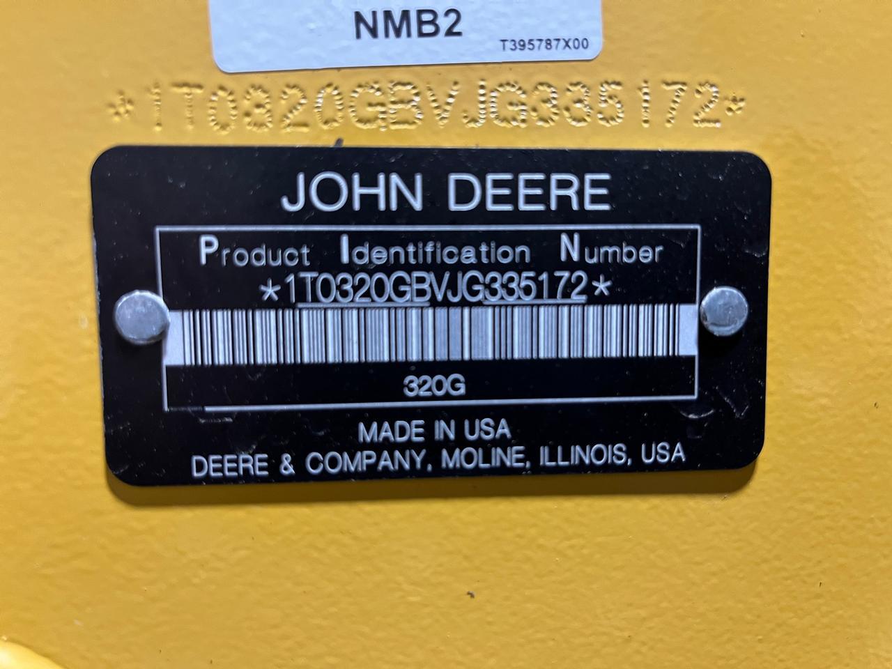 2018 John Deere 320G Skid Steer Loader