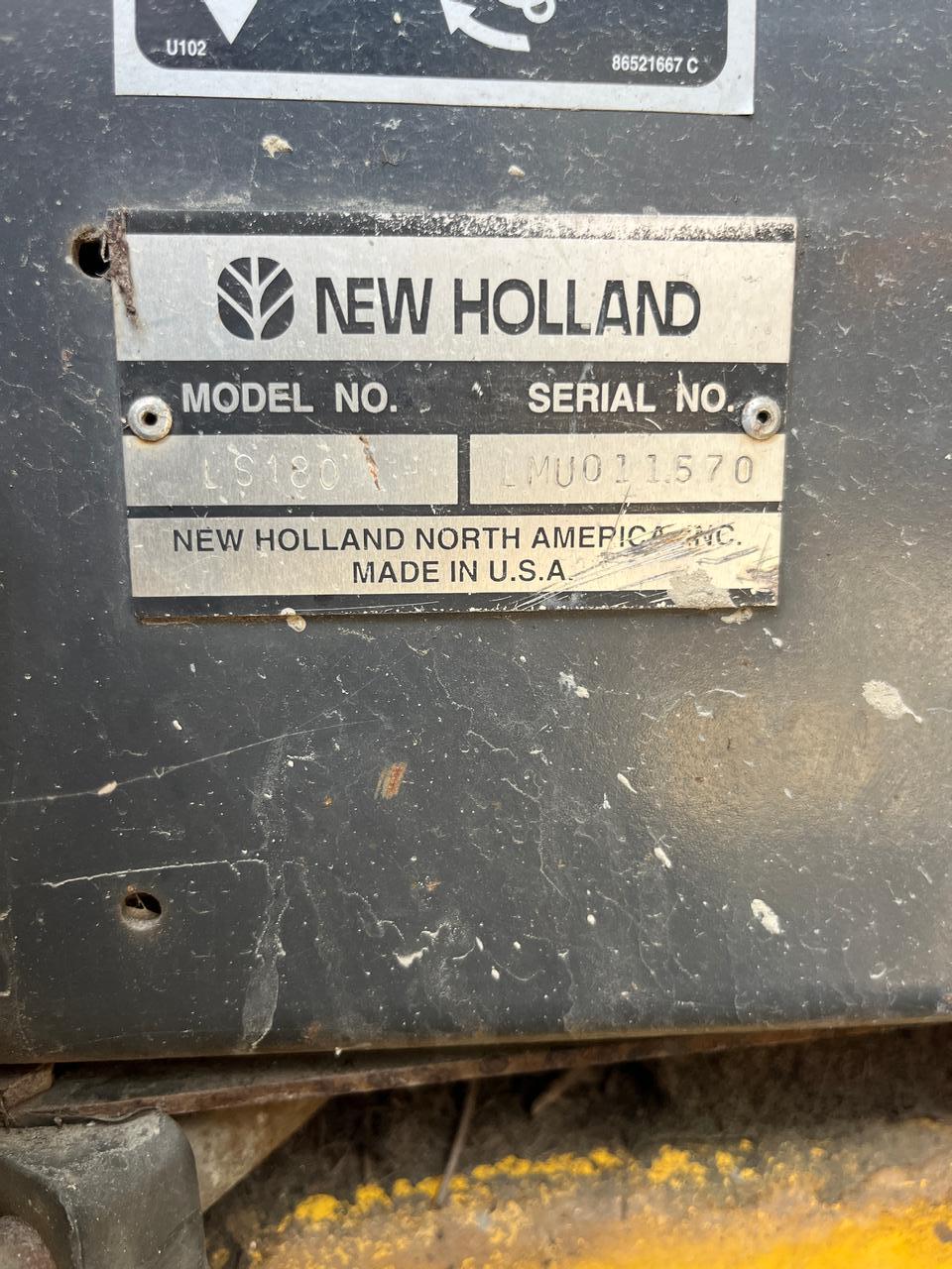 New Holland LS180 Skid Steer Loader
