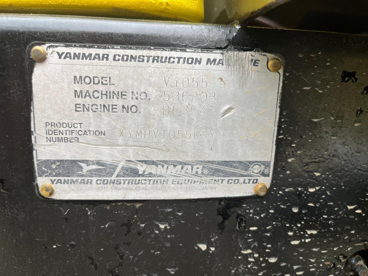 2009 Yanmar VIO55-5B Mini Excavator