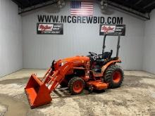 2014 Kubota B3350 Tractor with Loader and Belly Mower