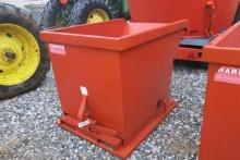 Kit Container 1.5 Cubic Yard Stackable Self Dumping Hopper