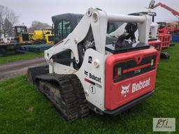 2016 Bobcat T770 track loader with GP bucket, nearly new tracks, 2-speed, hand and foot controls,