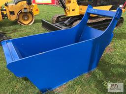 1 yard bedding box with skid steer coupler