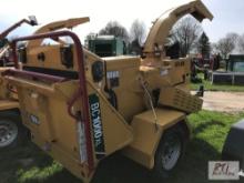 Vermeer BC1000 XL power feed wood chipper, gas engine, 290 hrs