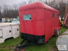 Cattle trailer, tandem axle, BOS ONLY!