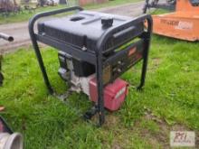 Coleman Maxa 5000 portable gas generator and Homelite 3in trash pump