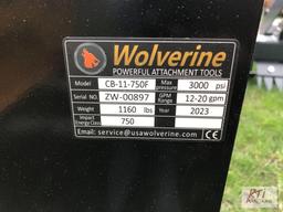 New Wolverine ZW750 skid steer mount hydraulic breaker