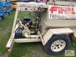 Finn T60 hydroseeder, gas, 500 gallons - Bill of Sale Only...
