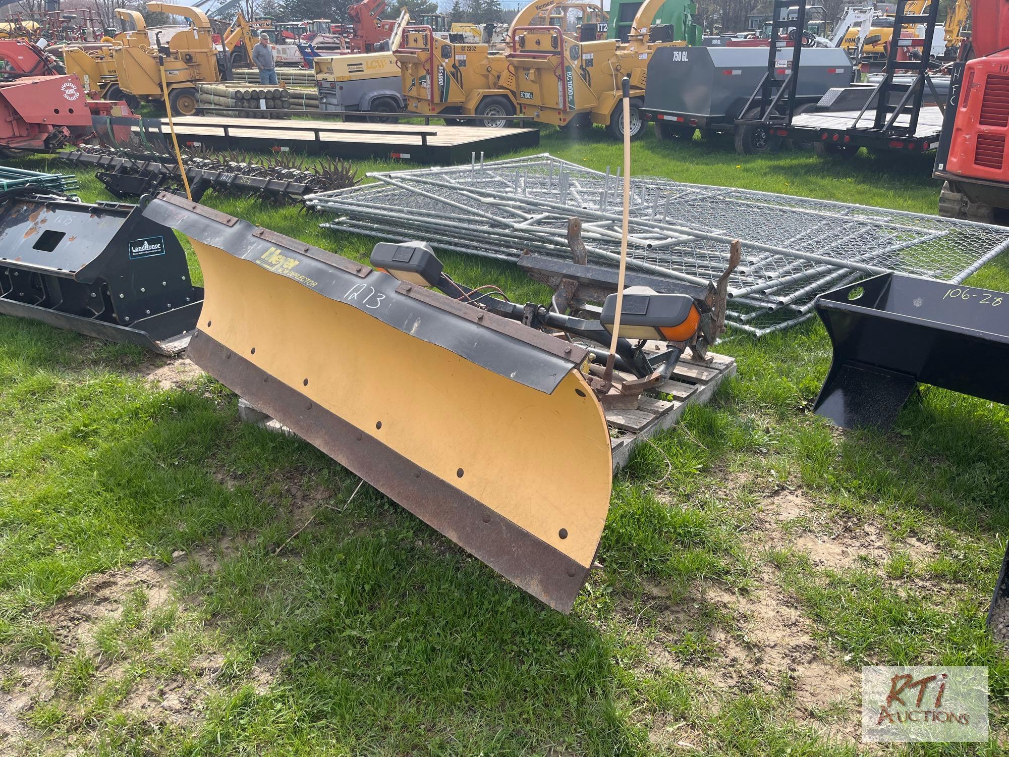 Meyer snow plow for truck