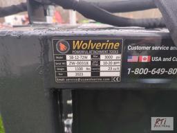 New Wolverine 72in skid steer mounted vibratory bucket screen