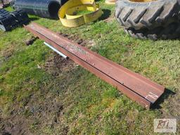 Approx. 13ft steel I beam
