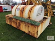 500 gallon fuel tank with containment