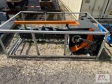 Wolverine TCR-12-488 hydraulic trencher with 6ft bar