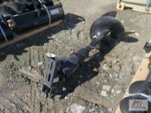 New post hole digger for mini excavator, with auger