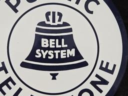 Bell Telephone Round Tin Wall Sign