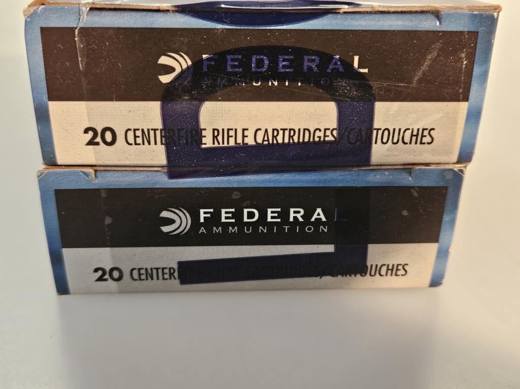 Federal 20 Centerfire Rifle Cartridge Boxes of 6mm