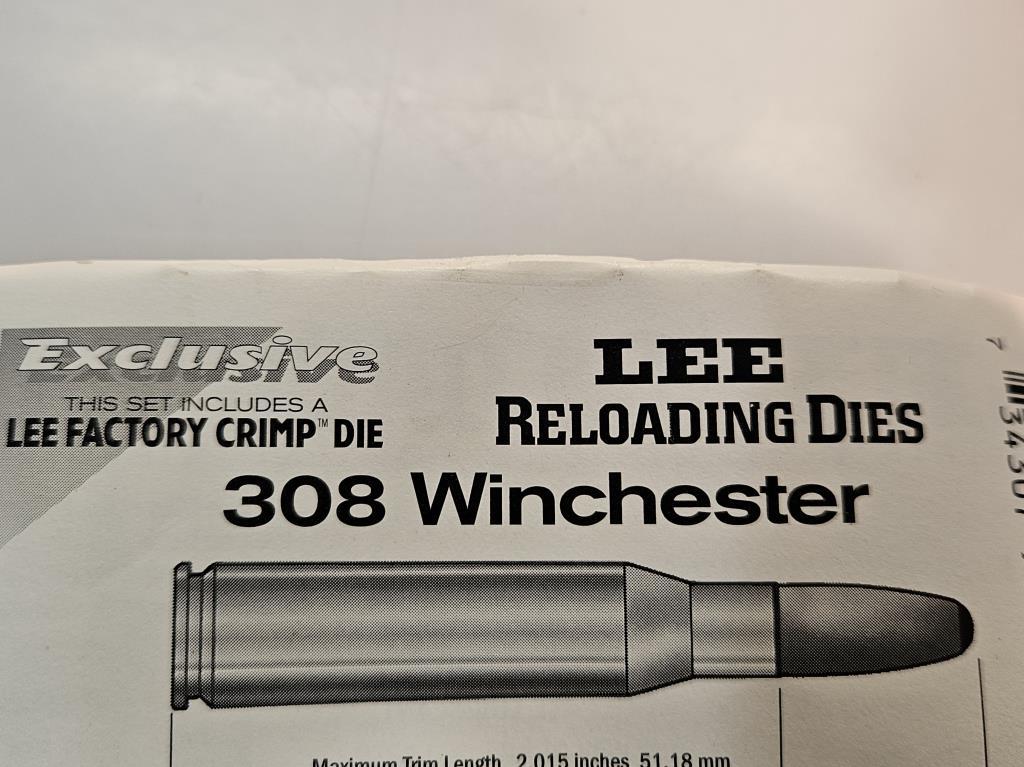 Lee Reloading Dies for 308 Winchester