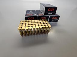 New 5 Boxes CCI 50 Cartridge Boxes of 22LR Ammo