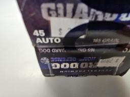 2 New Federal Guard Dog 20 Cartridge Boxes 45 Ammo