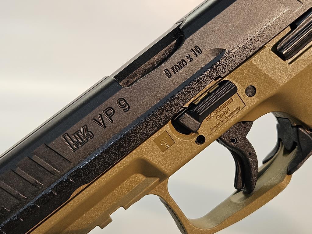 HK VP9 9mm Pistol W/Night Sights & Three 15rd Mags