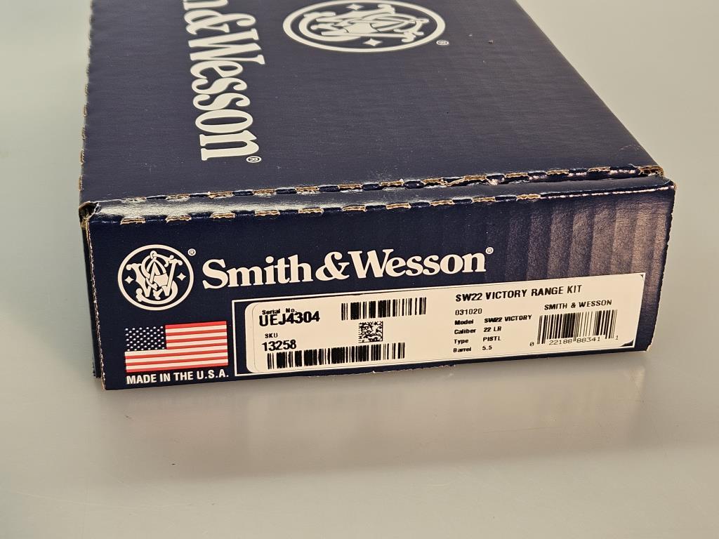 New Smith &Wesson SW22 Victory 5.5" 10rd 22LR Pist
