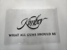 Kimber Gun Dealer Clear Plastic Counter Mat