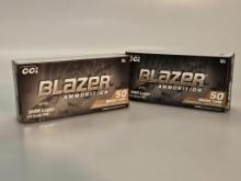 New 9mm Blazer Ammo 2 Boxes 115gr CCi