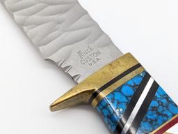 Ltd Buck Custom David Yellowhorse Cuthair Knife
