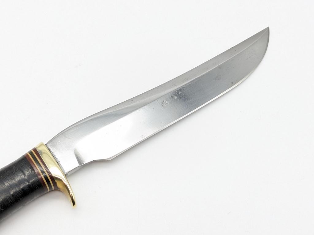 Vtg Randall Model 3 7in Hunter Knife w/ Sheath