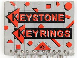 Keystone Keyrings Cardboard Display w/ Knives