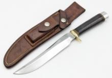 Vtg Randall Model 3 7in Hunter Knife w/ Sheath