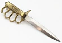 US Model 1918 L.F. & C. Cast Brass Knuckle Knife