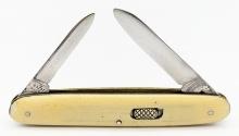 Vtg Challenge Cut Co. 2 Blade Switchblade Knife