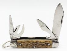 Early Remington R3333 Jigged Bone Camping Knife