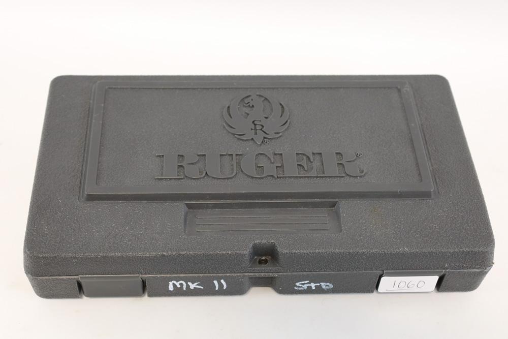 Ruger Mark II .22 LR Semi Auto Pisol w/ Case