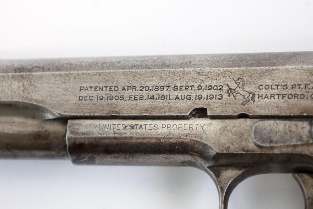WW1 U.S. Army Colt 1911 .45 ACP Pistol