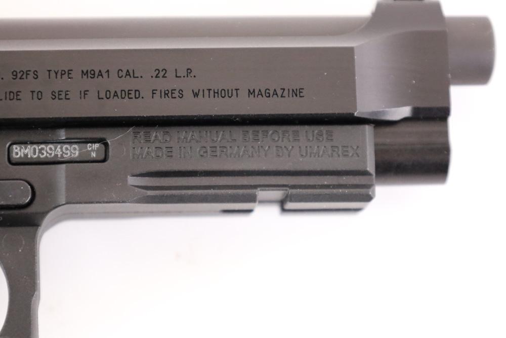 Beretta Model 92FS M9A1 .22 LR Semi Auto Pistol