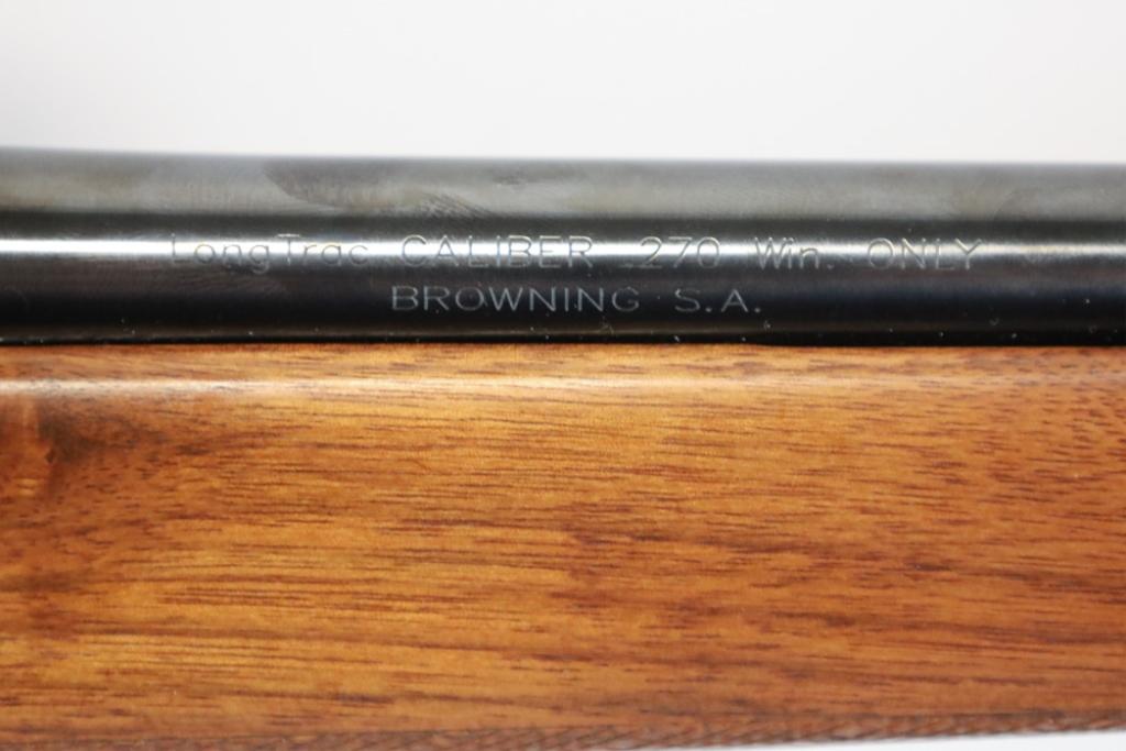 Belgian Browning Long Trac 270 Win Semi Auto Rifle